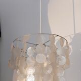 Mother-of-pearl pendant lamp 1970 vintage