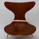 Set of four “Lily” chairs by Arne Jacobsen for Fritz Hansen, teak, Denmark, 1971