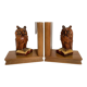 Pair of bookends owls wooden owls