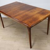 Scandinavian extendable rosewood dining table, 1960s