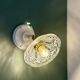 Vintage glass cut lampshade - tableware collection