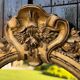 Louis XVI mirror in carved and gilded wood, 18th century