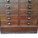Archive furniture in oak S.M.V., Denmark 1920s–40s