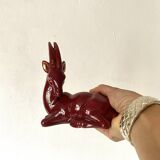 Ceramic gazelle, 1930s-40s