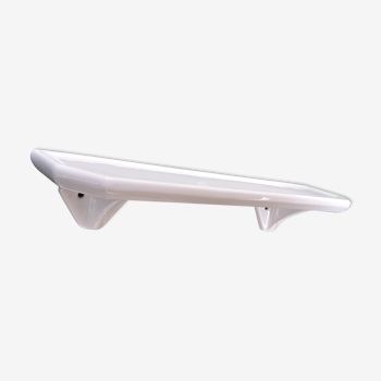 Bathroom shelf in white art deco porcelain