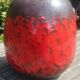 Fat Lava W.Germany 70s colors red brown chocolate vase