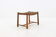 1960 Rare Oak Stool, Czechoslovakia