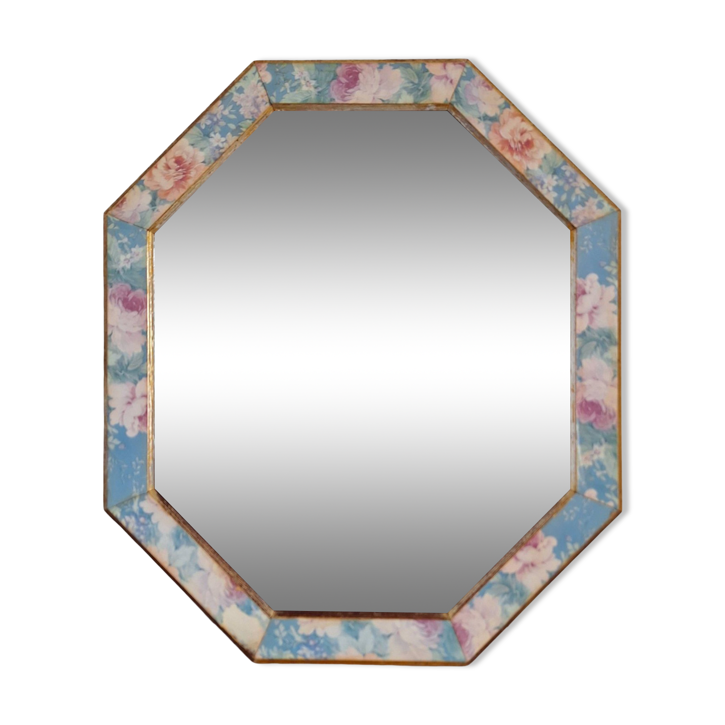 Vintage octagon mirror