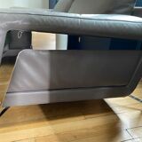 Sofa rock bobois in gray leather