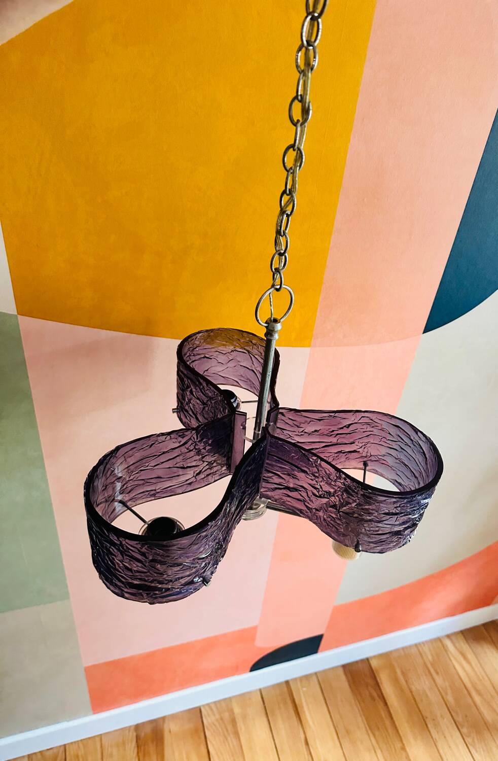 Lustre vintage violet Plexi 70’