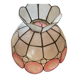 Set of 2 Tiffany Art Deco pendant lights