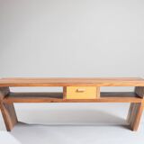 Solid walnut coffee table