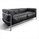 Canapé modèle LC3 Le Corbusier Charlotte Perriand pour Cassina