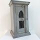 Storage unit, old buffet in weathered gray wood