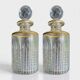 Pair of crystal perfume bottles - Circa 1930