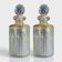 Paire de flacons à parfum en cristal - Circa 1930