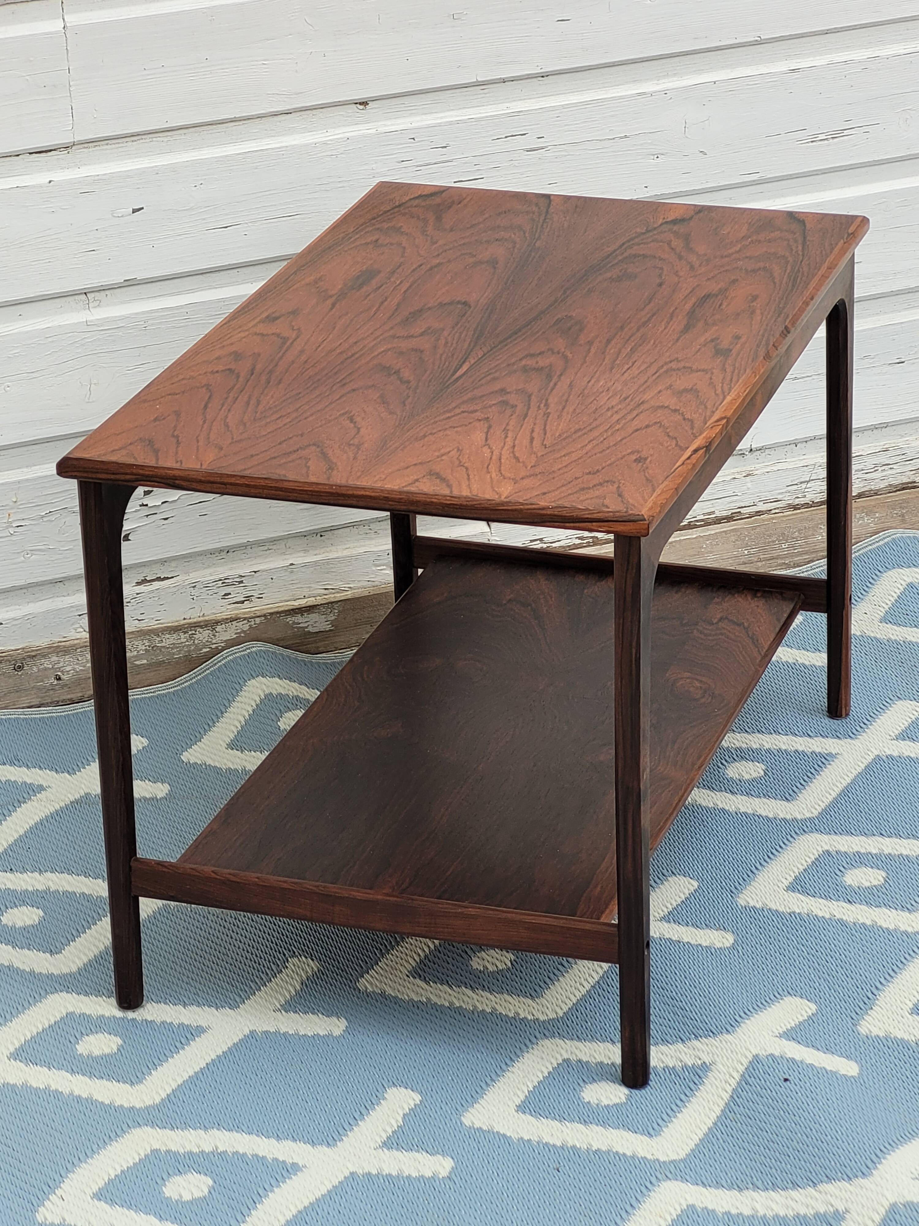 Table basse danoise en palissandre 1960 " danish furniture makers "