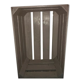 Lacquered gray wooden box furniture H60 x L39 x D31