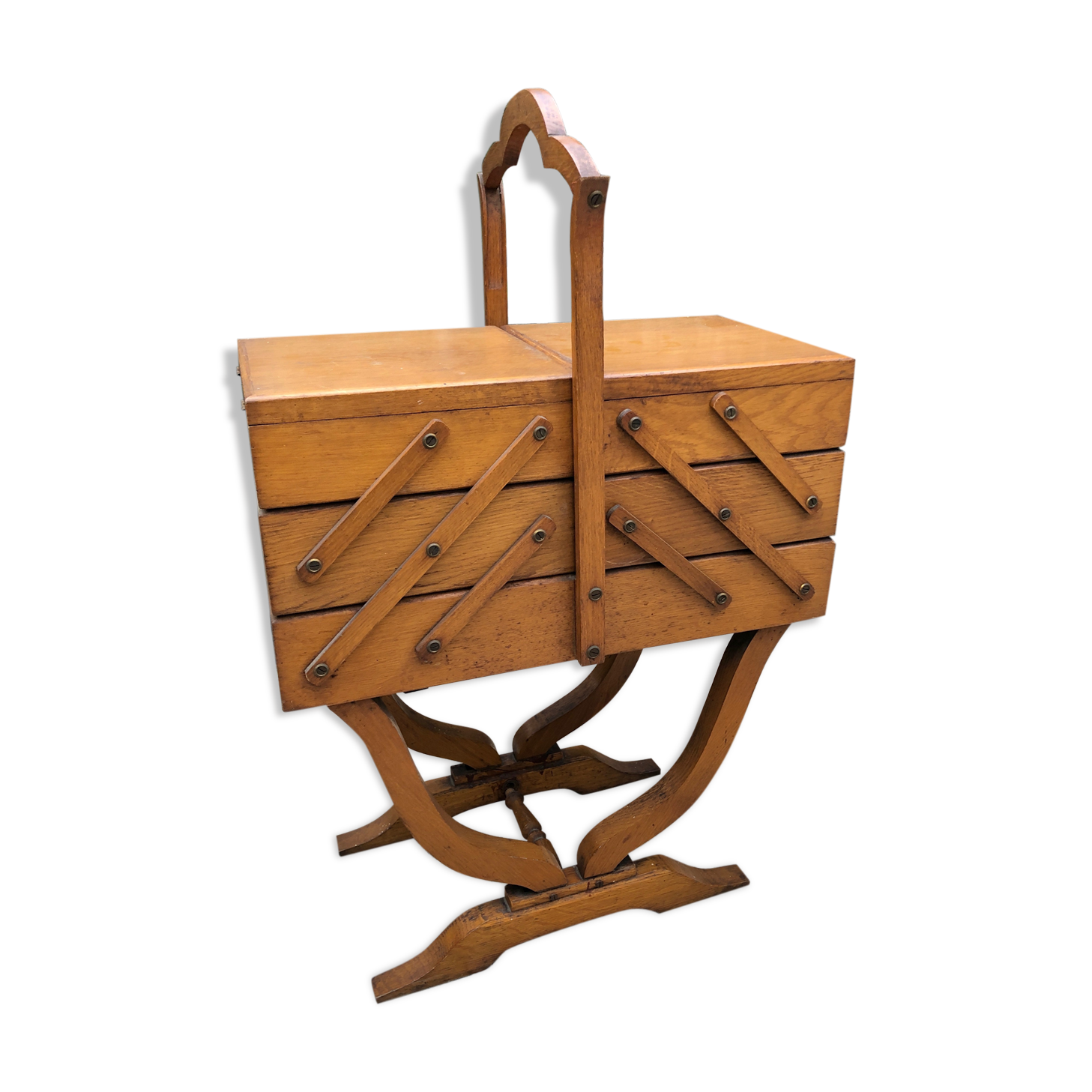Worker wood feet Deco