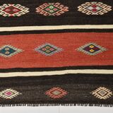 Vintage Wool Kilim Rug, 178x274 Cm