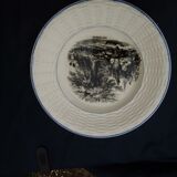 12 plates to desicate in Digoin Sarreguemines earthenware the months