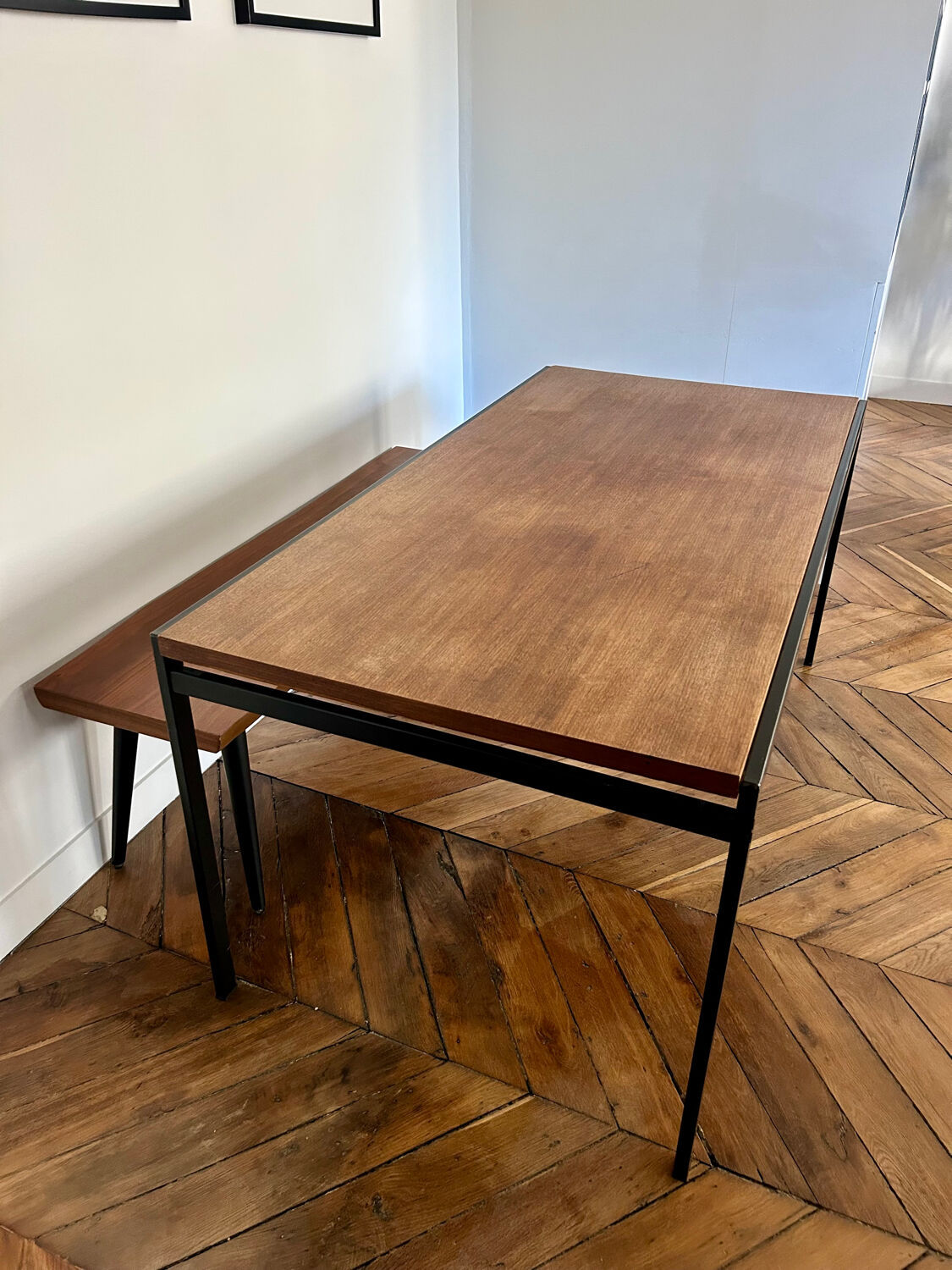 Wooden dining table