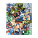 Acrylic "territories" on canvas