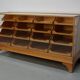 Antique Shop Counter in English Beech, circa 1920-1930