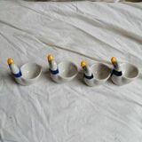 Vintage ceramic duck eggcups