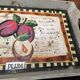Wooden top "Plum" for decoration