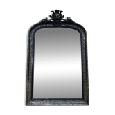 Miroir époque Napoléon III fronton Lion
