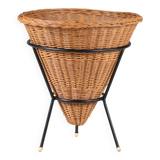 1950s Wicker display basket from the Netherlands