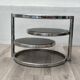 Leitmotiv 1970s rotating tray side table