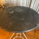Art nouveau side table 1890 with hand-forged faux marble