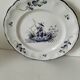 Assiette KG Lunéville décor pêcheur bleu