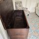 Antique trough / antique chest in solid oak – late 19th / early 20th century