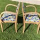 Paire de fauteuils bridge