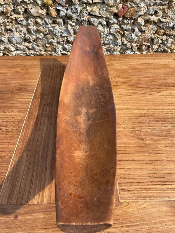 Coupe à fruits en bois monoxyle vintage