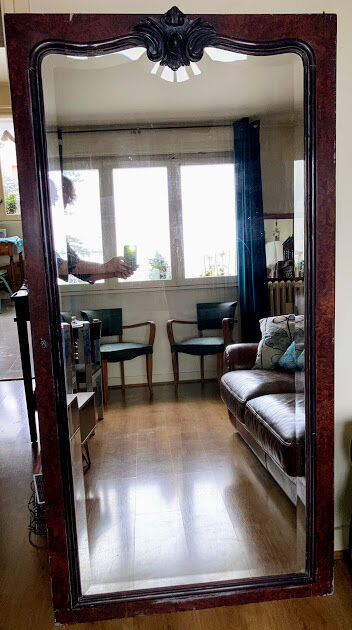 Mirror on foot from a cupboard door - 164x82cm