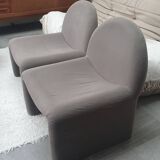 Pair of ARFA designer armchairs