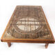 Table basse en teck avec carreaux de design danois, années 1960
