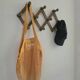 Vintage accordion coat rack
