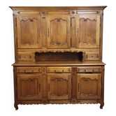 Important two-body buffet in Louis XV style made of solid ash.