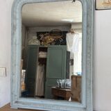 Antique mercury mirror with patina