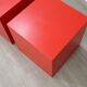 Tabourets/tables d'appoint cubes en fibre de verre italiens des années 1960, lot de 3