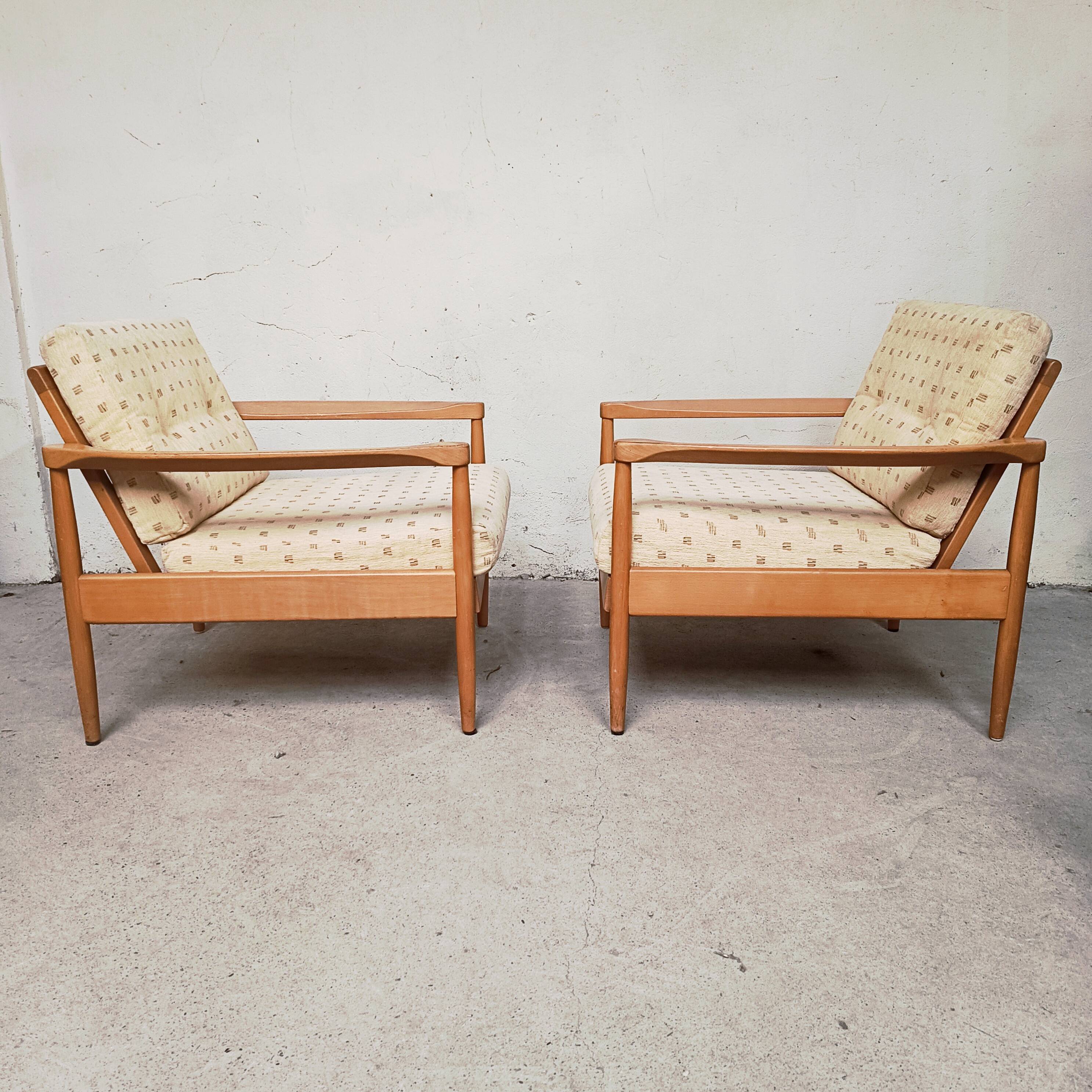 Paire de fauteuils scandinaves, 1960