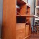 Meuble de bureau vintage année 50 en chêne