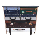 Commode relookée en valises