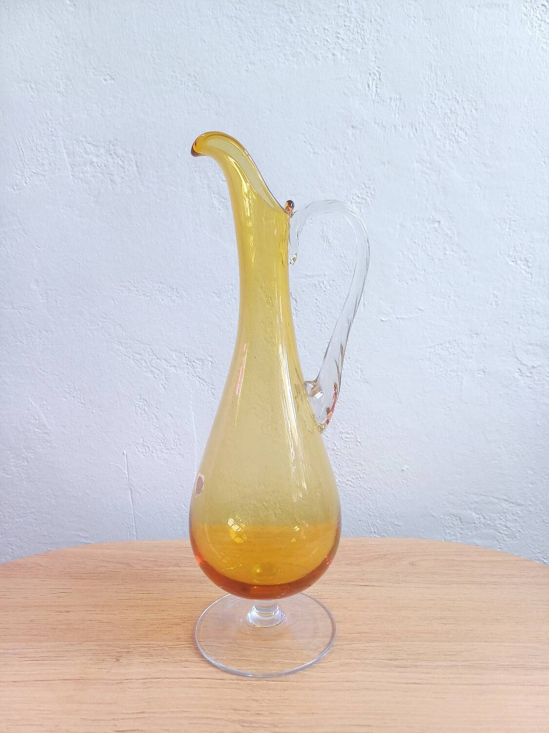 Carafe en verre vénézuélien italien fabriqué à la main