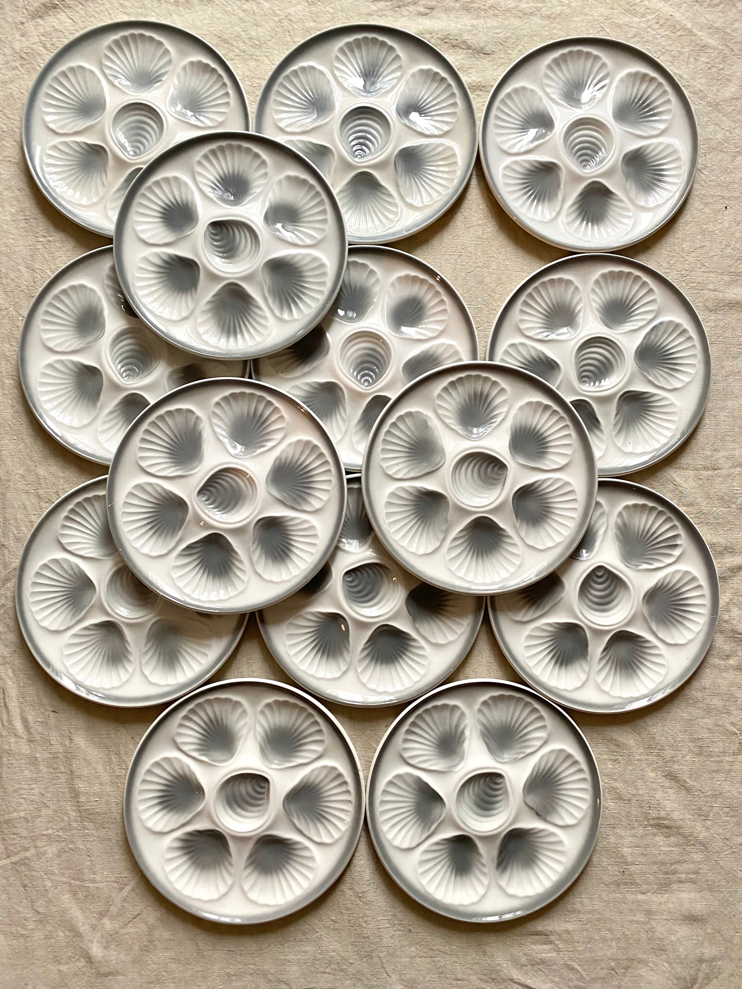 14 Moulin des loups oyster plates